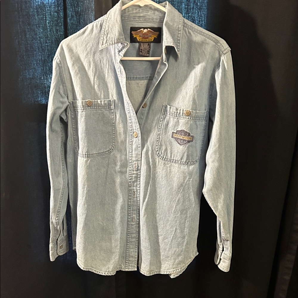 Harley-Davidson Classic Blue Denim Shirt